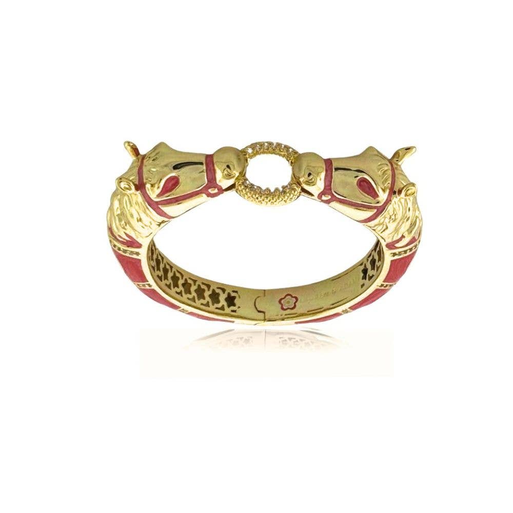 Equestrian Horse Snaffle Bit Bangle: SMALL=6.5" CIRCUMFERENCE