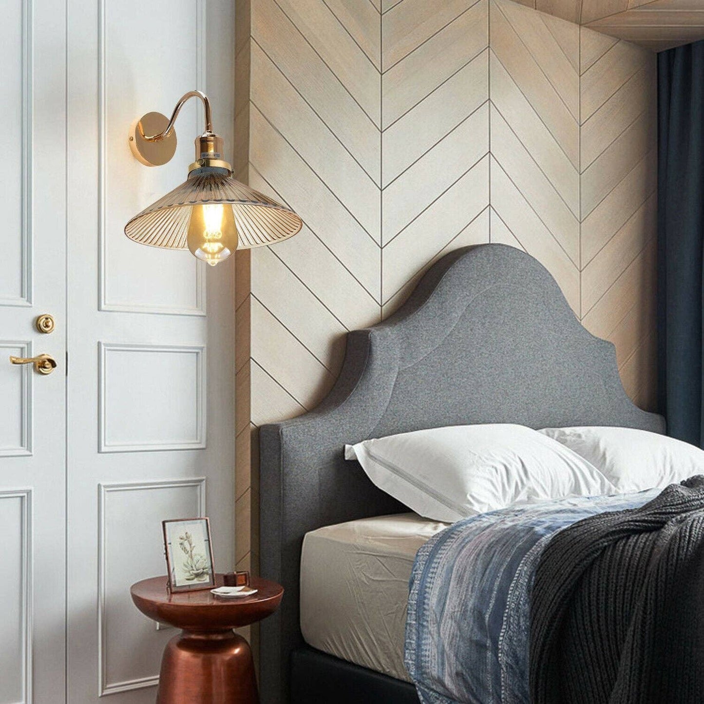 Vintage Wall Light Industrial Lighting Retro Metal Wall lamp: With Bulb