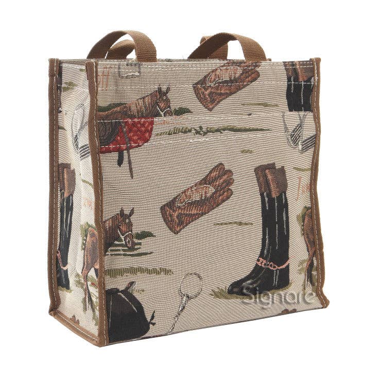 EQUESTRIAN HORSE SHOPPER BAG