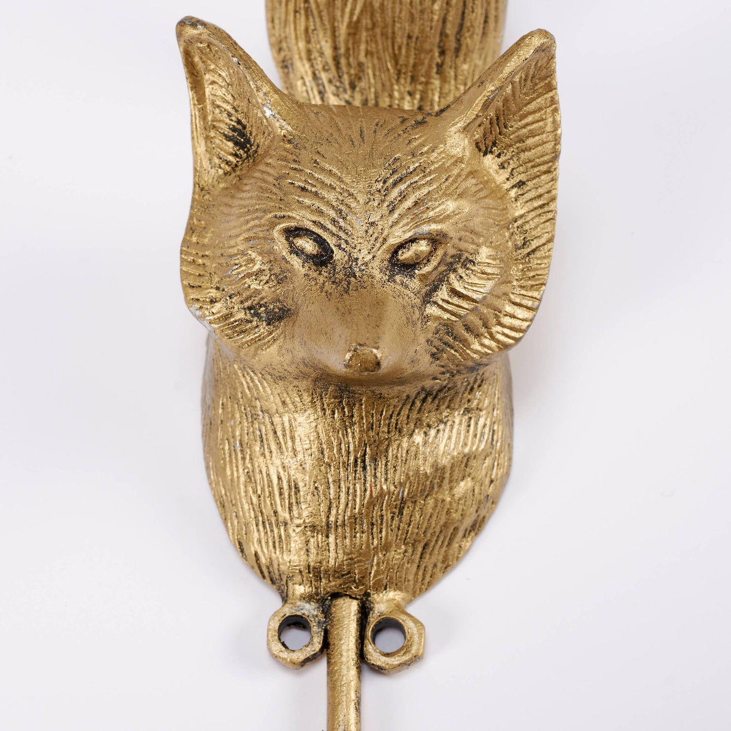 Bronze Fox Wall Hook