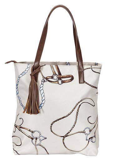 AWST Int'l "Lila" Bridles 'n Things  Tote Bag w/ Tassel
