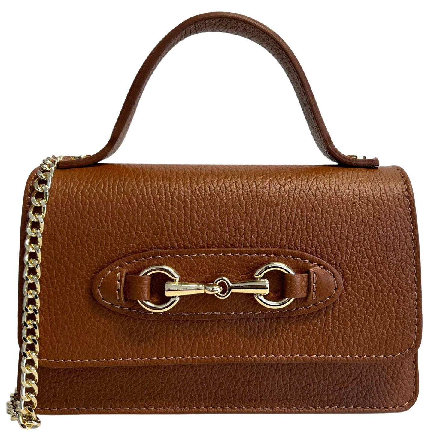 Modarno Shoulder Bag ~ Light Brown Leather