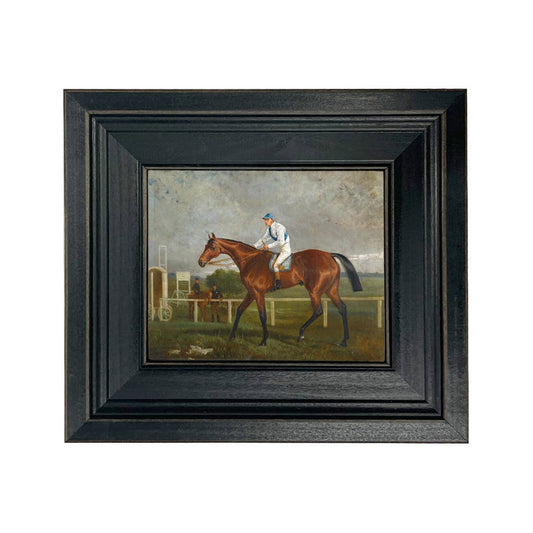 Robert the Devil by Alfred de Prades Framed Painting Print: Black Distressed / 5" x 6"