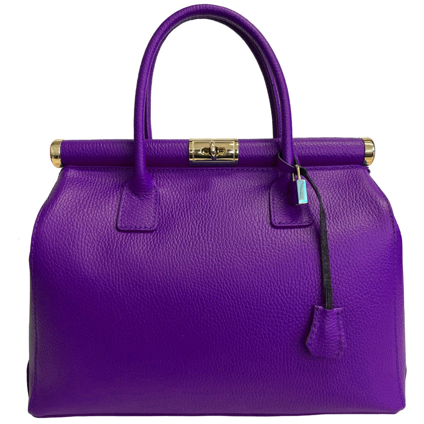 Modarno Handbag Women's Leather Handbag with Shoulder Strap: Orange