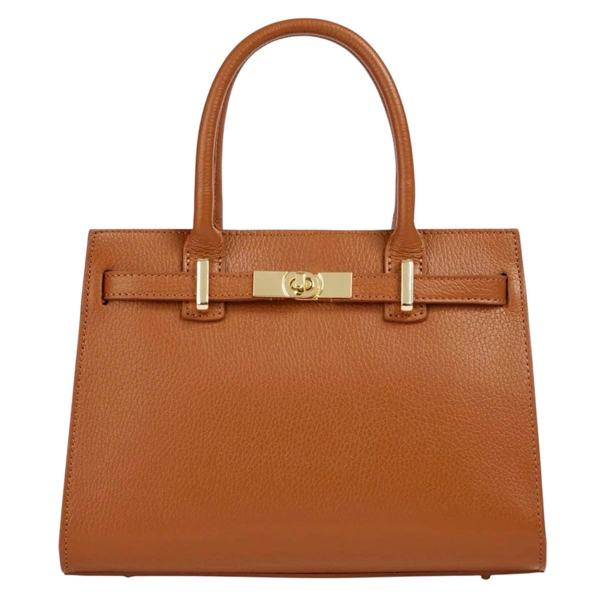 Modarno "Gina" handbag and shoulder bag in genuine leather 28x14x20cm: Leather