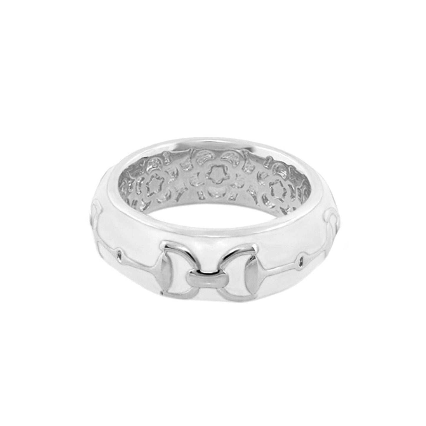 Equestrian Snaffle Bit Horse Ring: Size 6