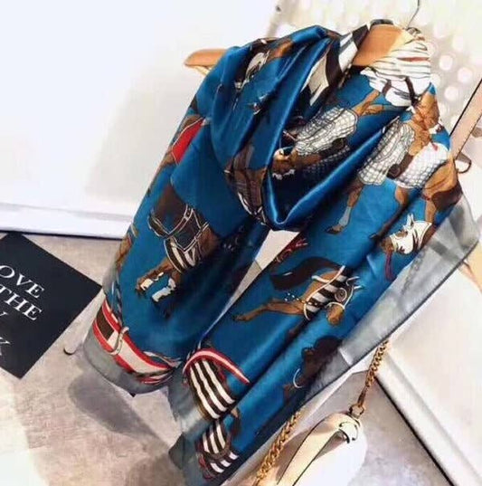 Blue Scarf – Jockey Collection