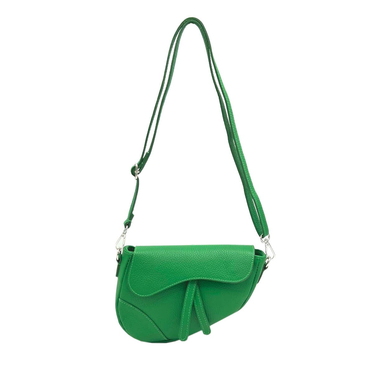 Genuine leather shoulder bag, Made in Italy~Camel