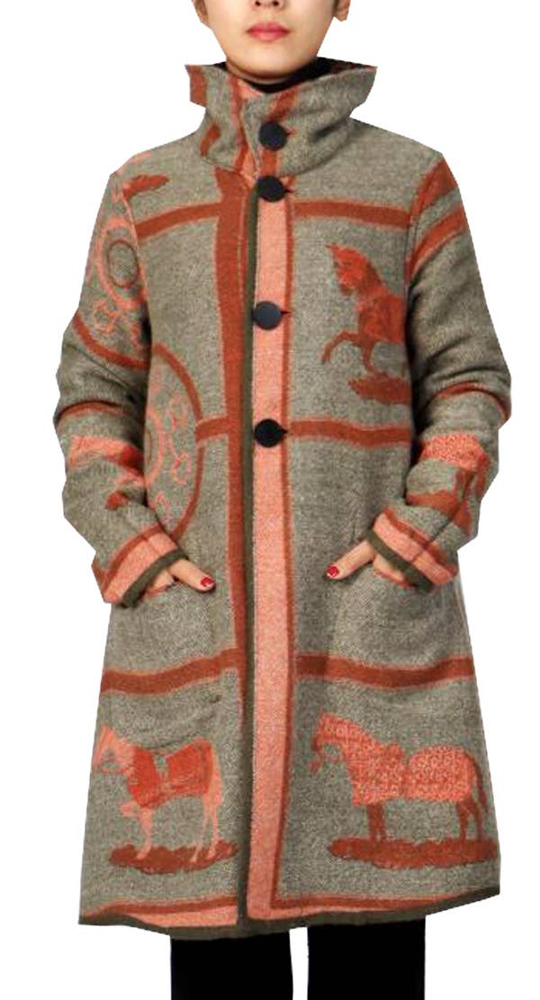 Equestrian Orange Reversible Coat – Gallop Collection Size Large