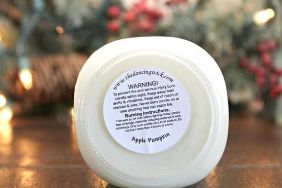 Thank you Gift Candle / Eucalyptus & Tea Scent: Regular 8 oz candle / Eucalyptus & Tea