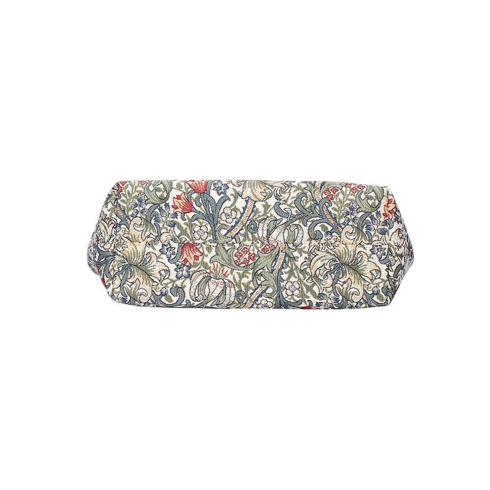 William Morris Golden Lily College/Shoulder Tote Bag