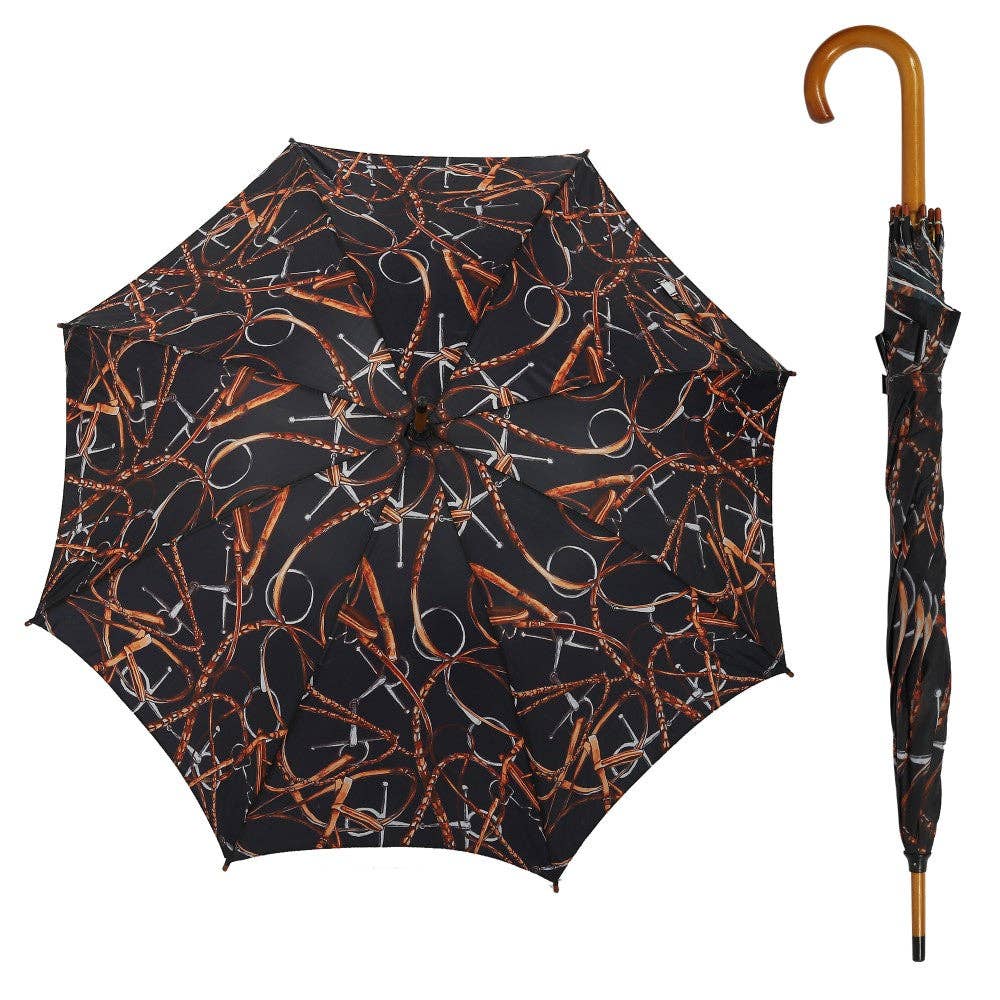 AWST Int'l Lila Umbrella: LINEAR HORSES