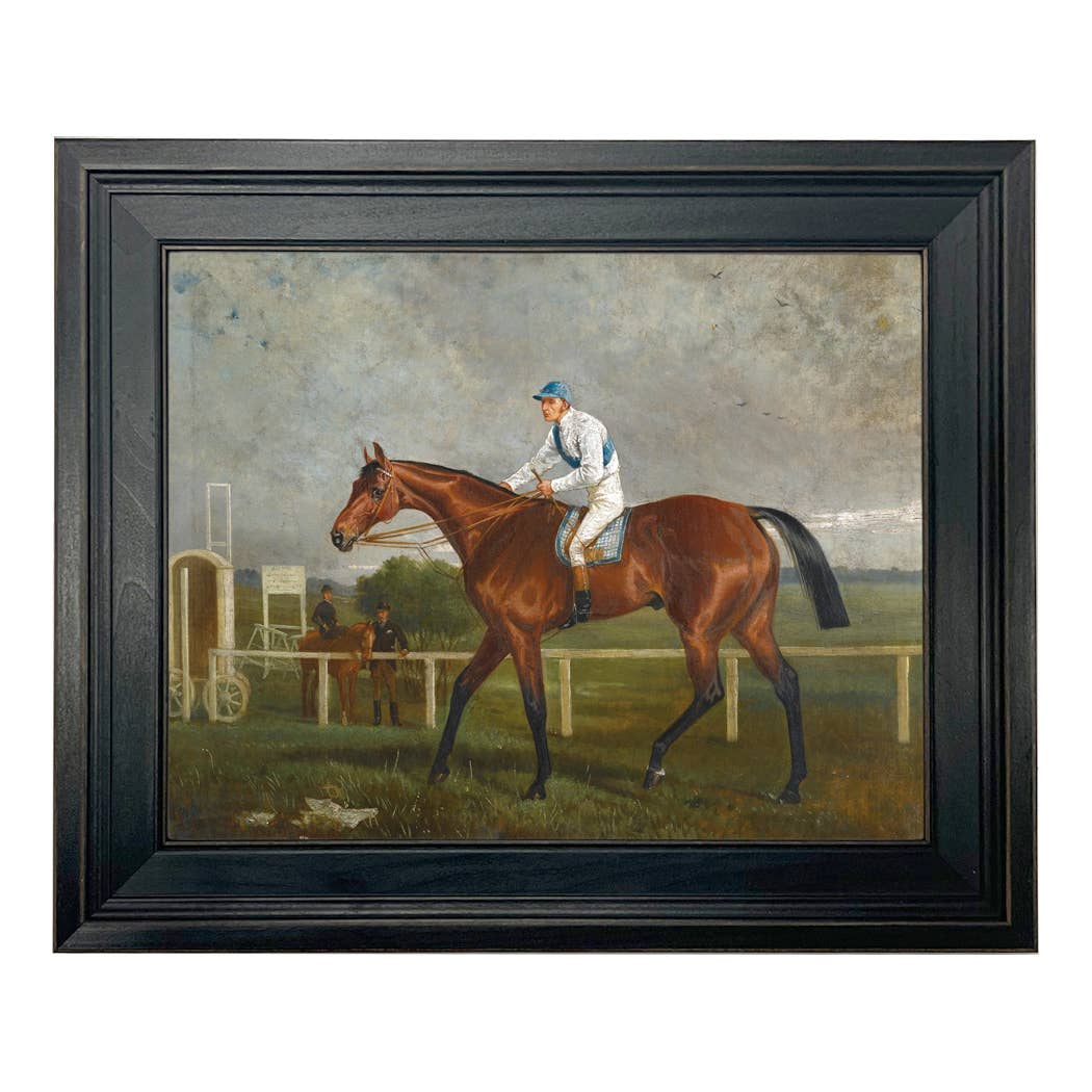 Robert the Devil by Alfred de Prades Framed Painting Print: Black Distressed / 5" x 6"