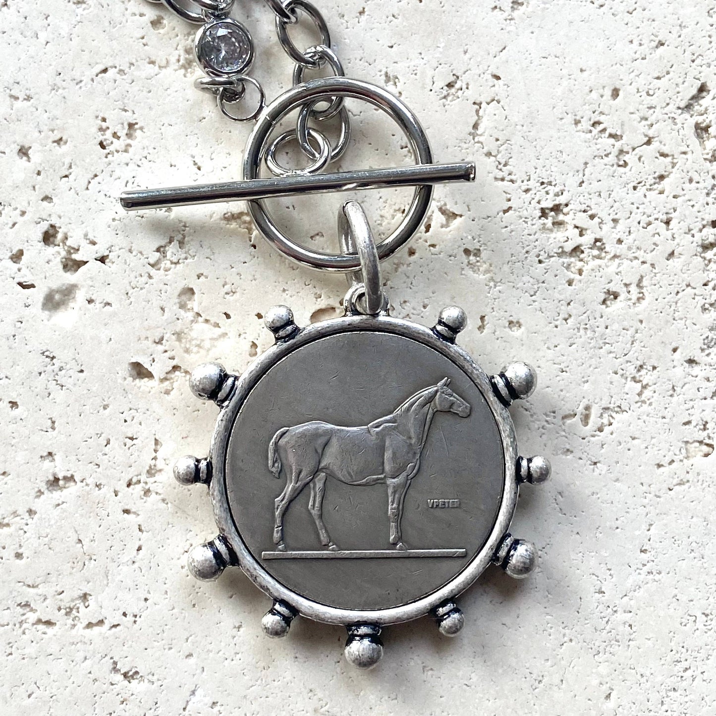 Horse jewelry equestrian necklace derby moutain boutique