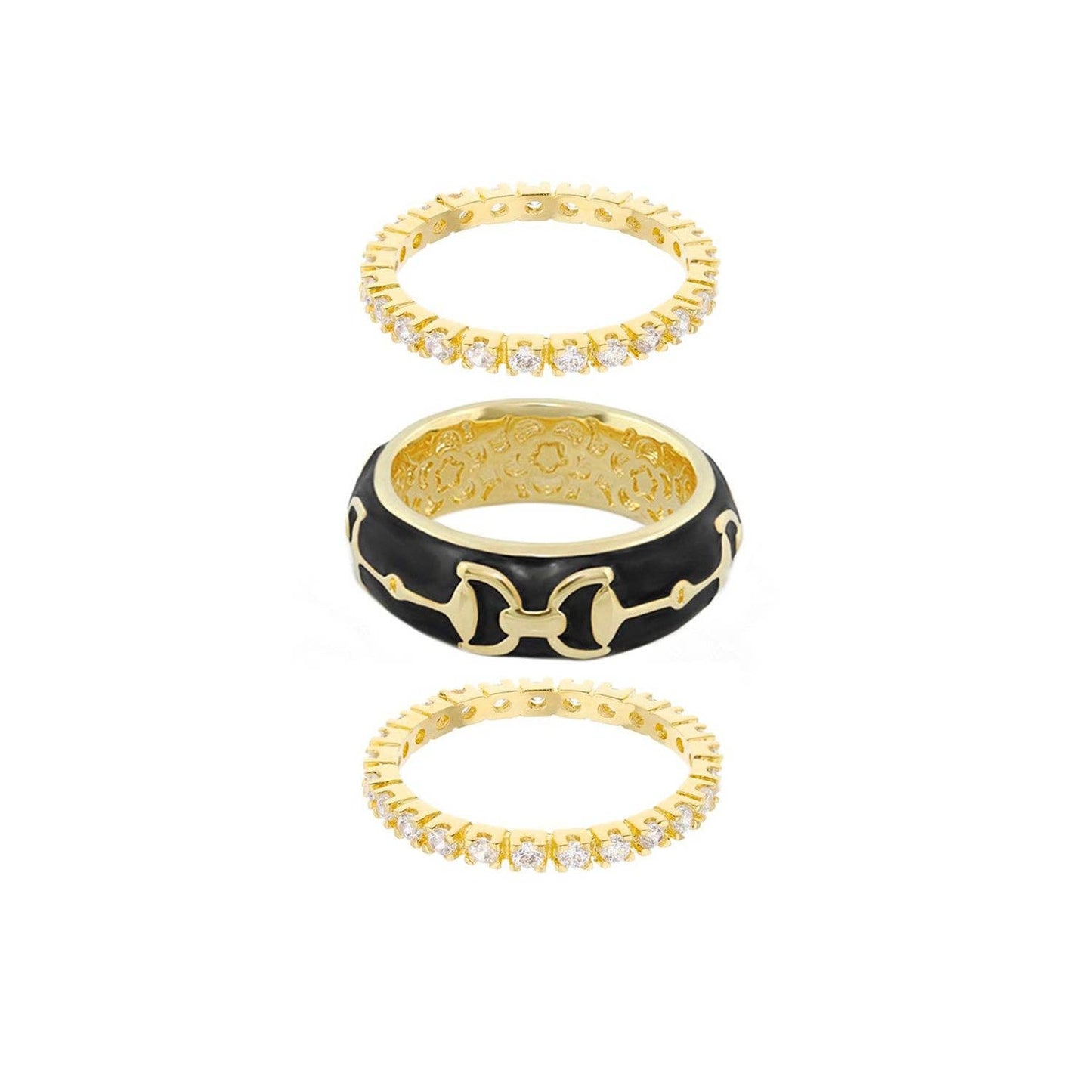 Equestrian Snaffle Bit Horse Ring: Size 7