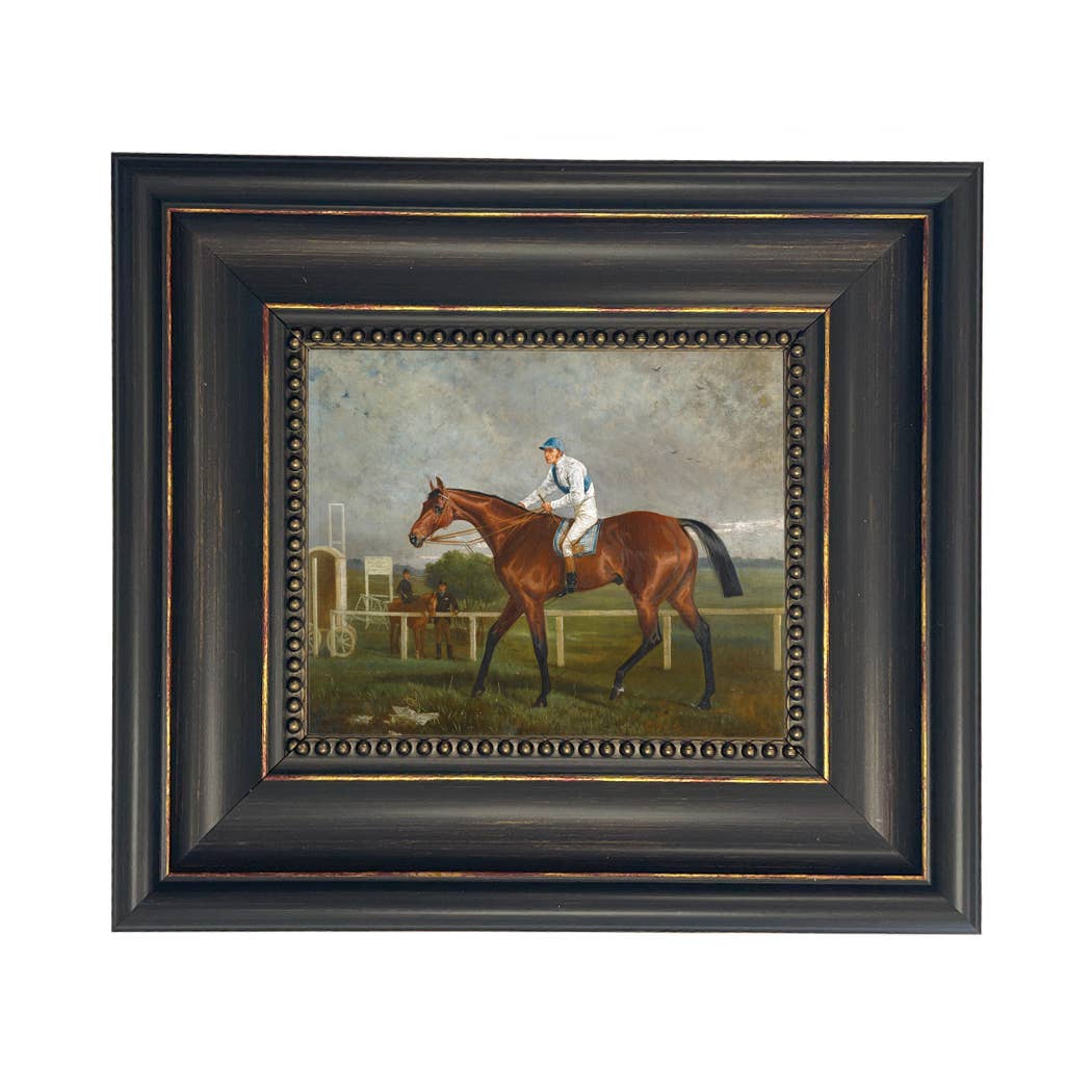 Robert the Devil by Alfred de Prades Framed Painting Print: Black Distressed / 5" x 6"