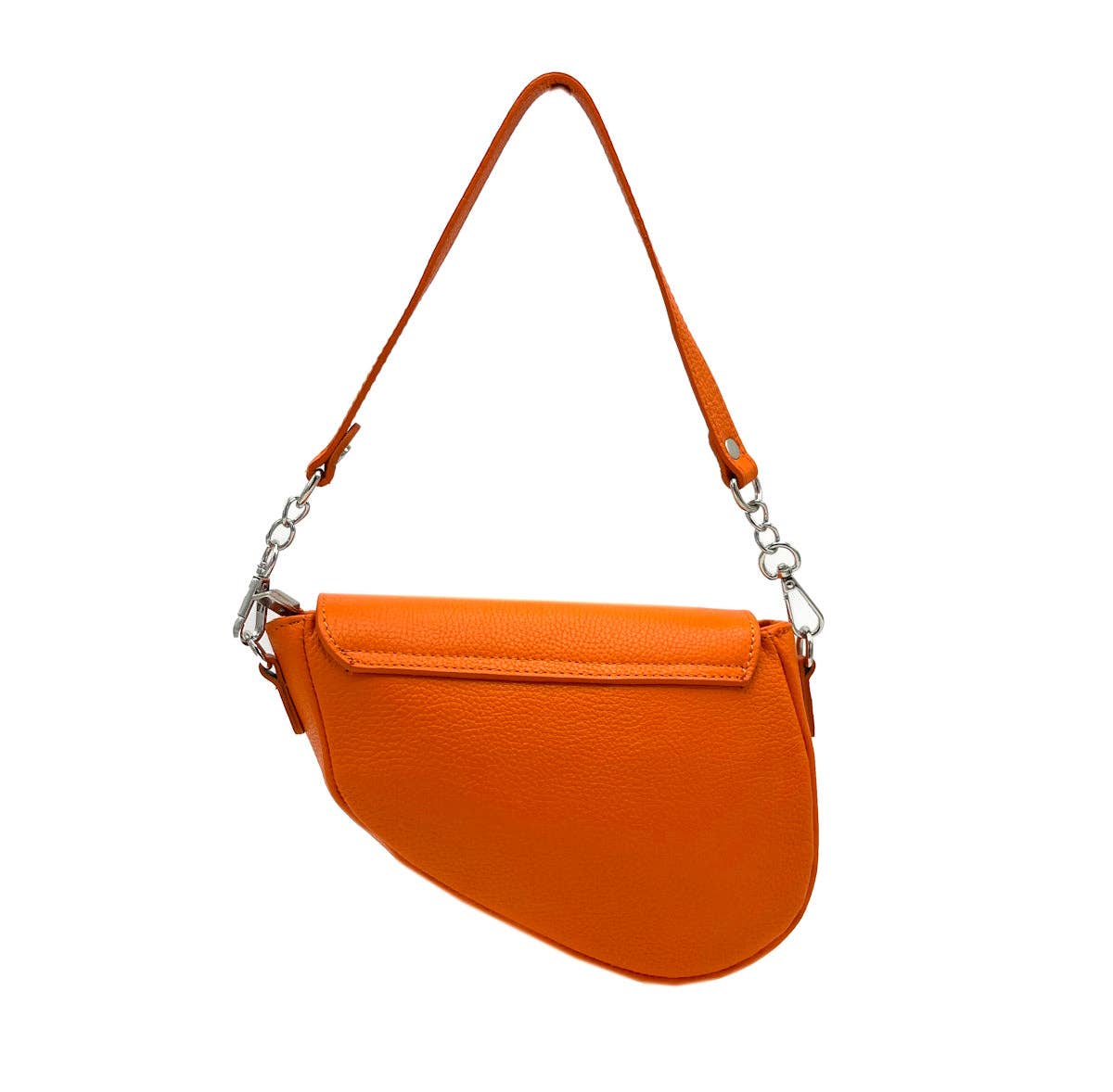 English Saddle Genuine Leather Saddle Shoulder Bag ~ Beige