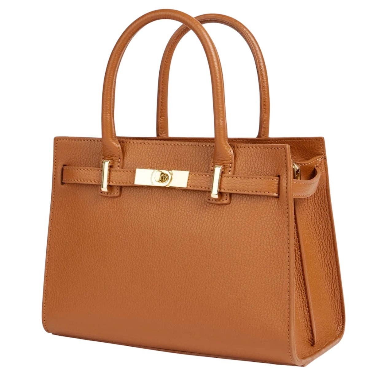 Modarno "Gina" handbag and shoulder bag in genuine leather 28x14x20cm: Leather