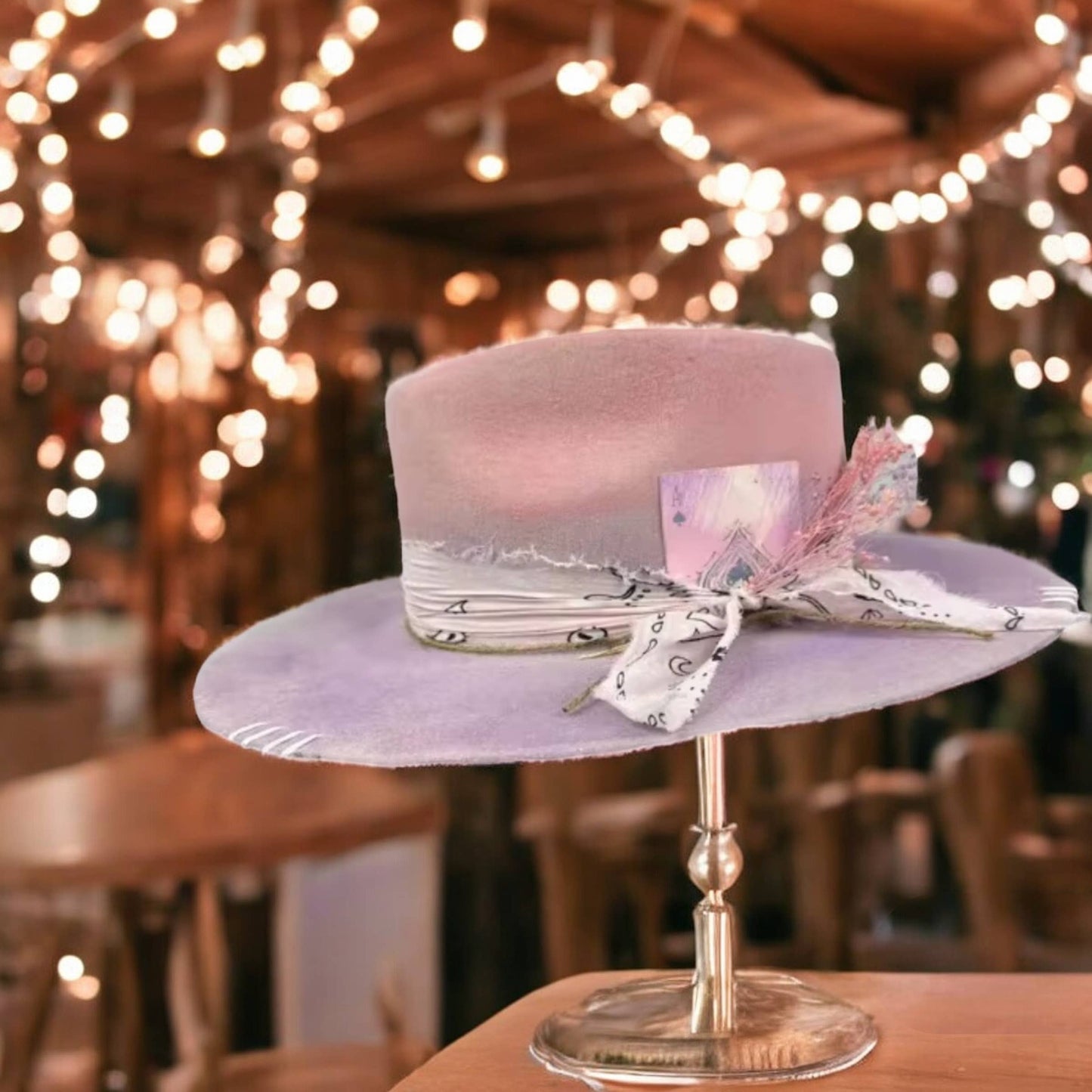 Cotton Candy Cowgirl Pastel Ombre Western Hat