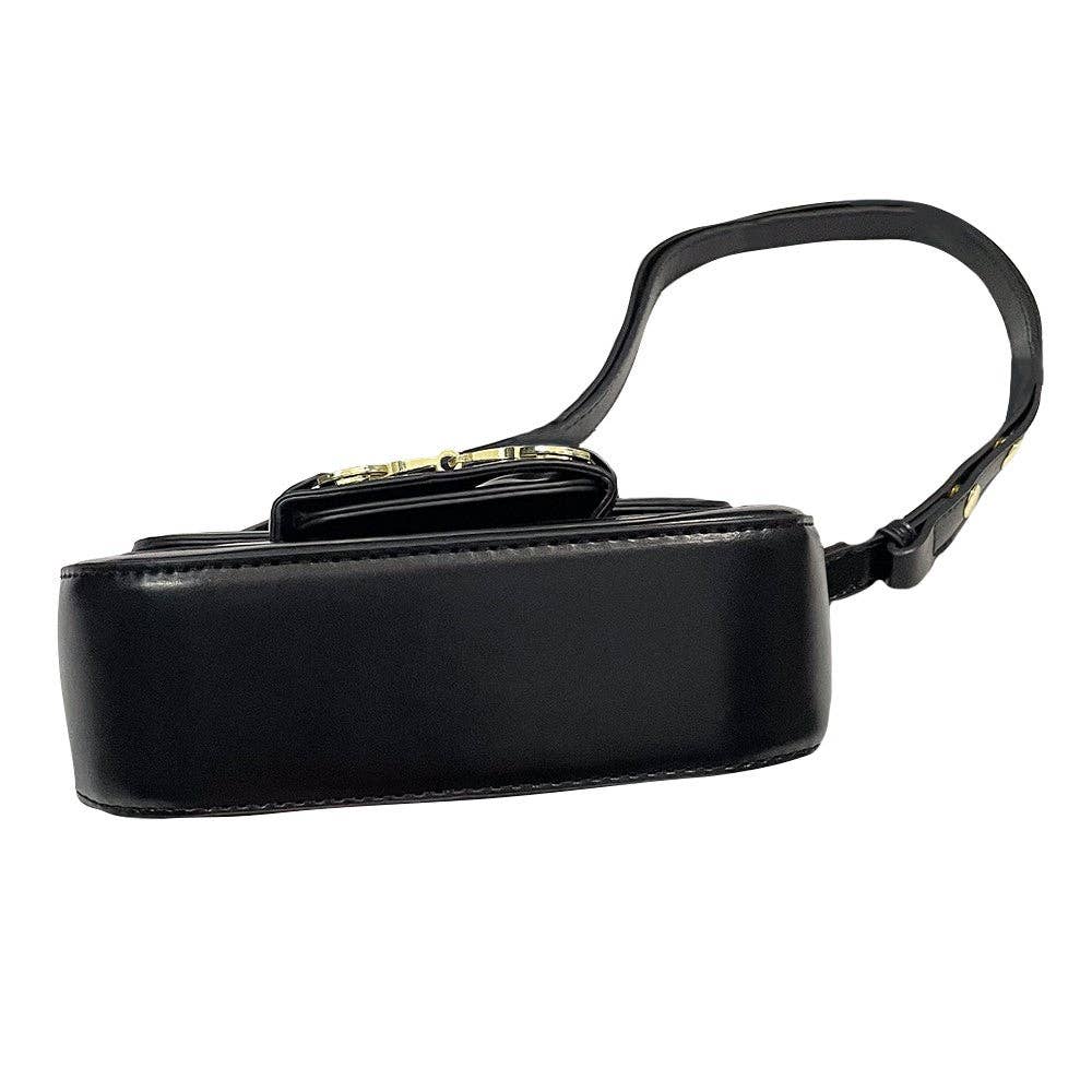 AWST Int'l Snaffle Bit Shoulder Bag: Black / STD