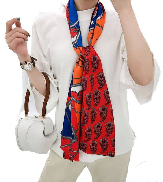 Vermillion Bow Scarf – Paisley Horse Collection