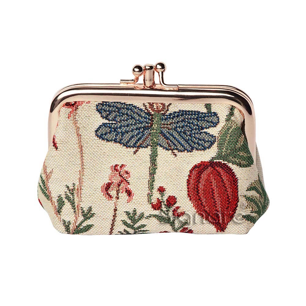 MORNING GARDEN COIN CLASP FRAME PURSE WALLET