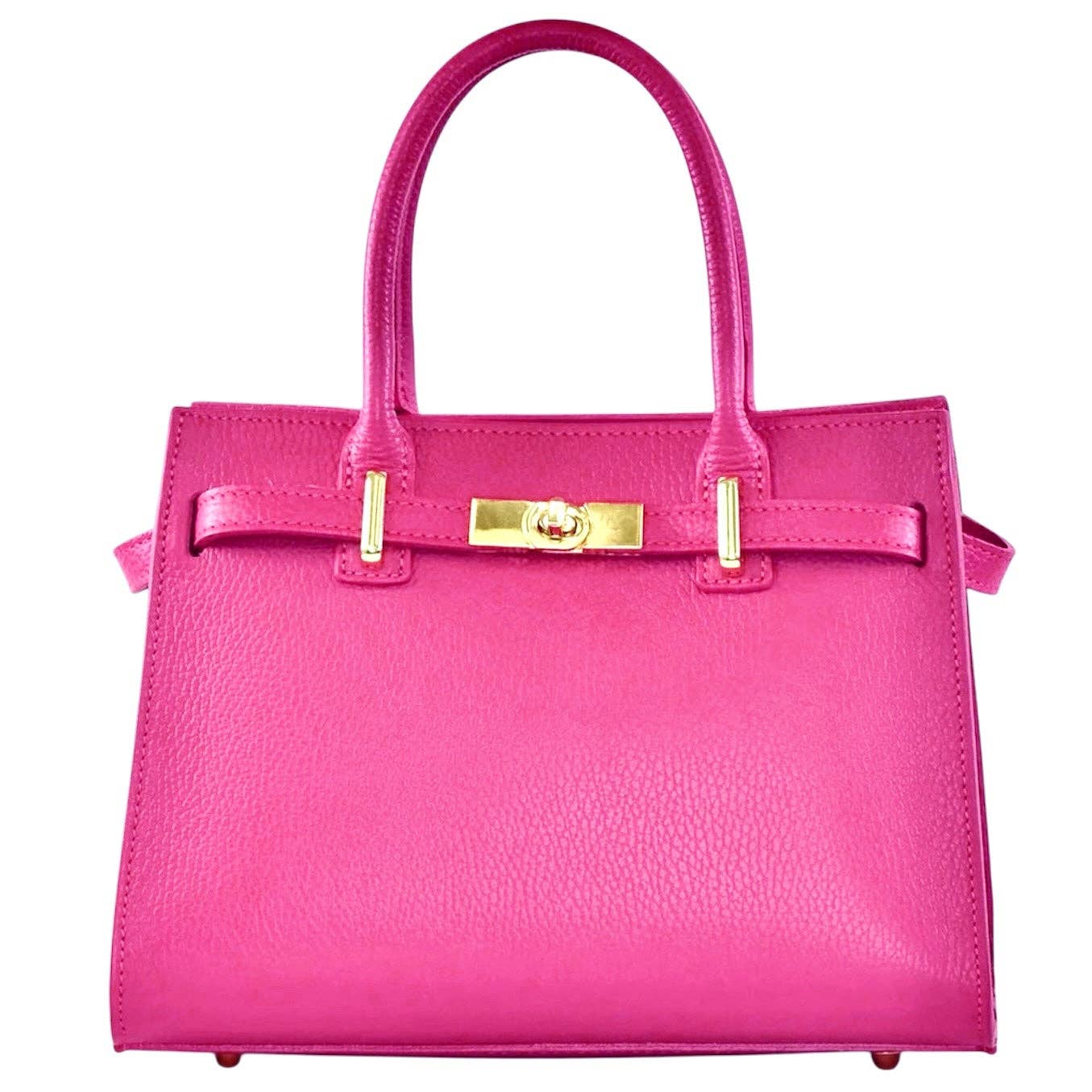 Modarno "Gina" handbag and shoulder bag in genuine leather 28x14x20cm: Leather