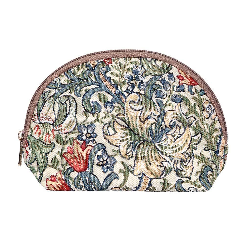 William Morris Golden Lily Cosmetic Make Up Bag