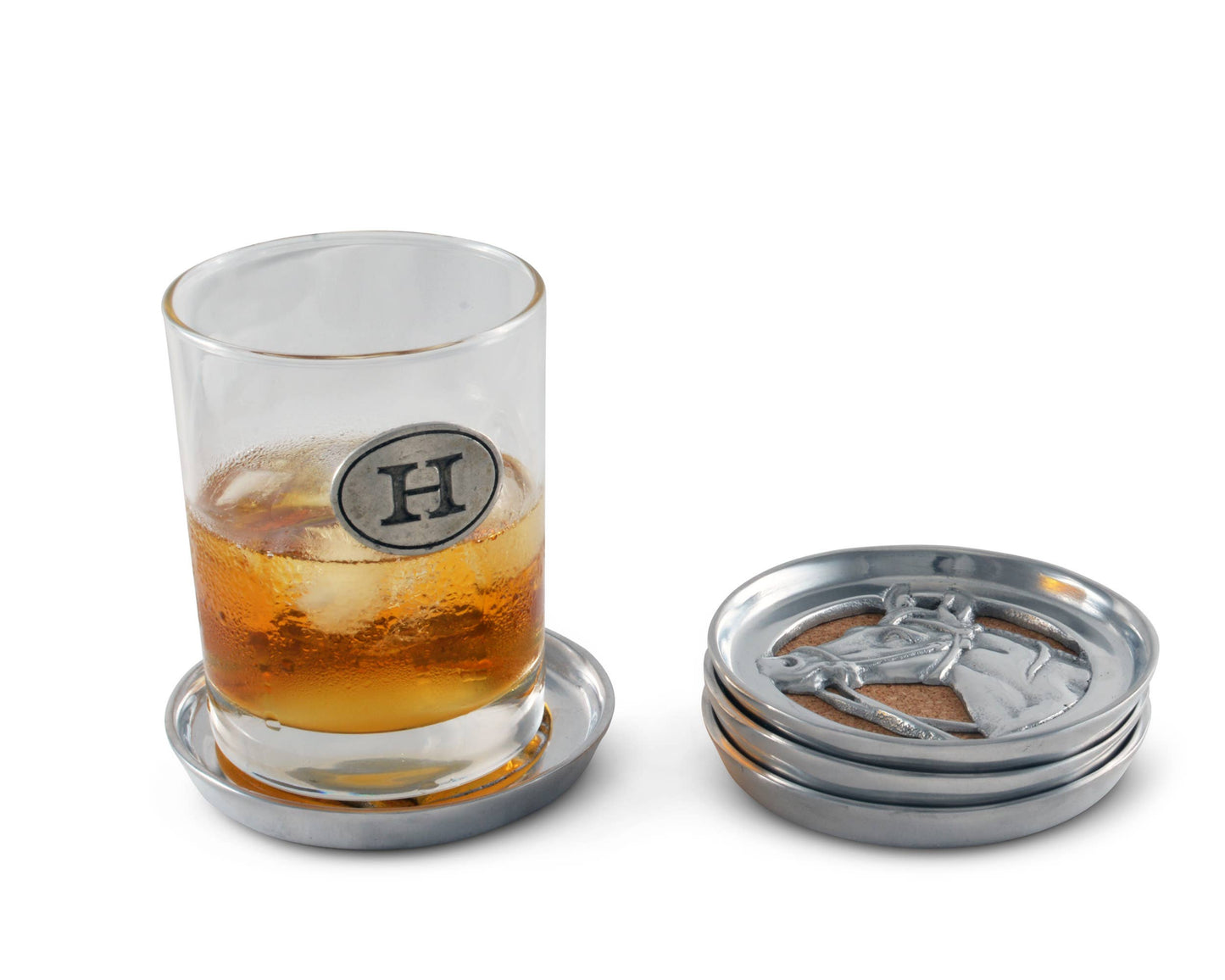 Equestrian Drink Coaster Set of 4