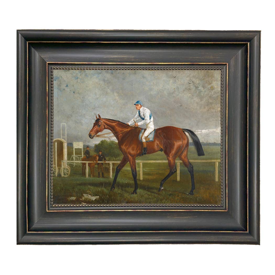 Robert the Devil by Alfred de Prades Framed Painting Print: Black Distressed / 5" x 6"