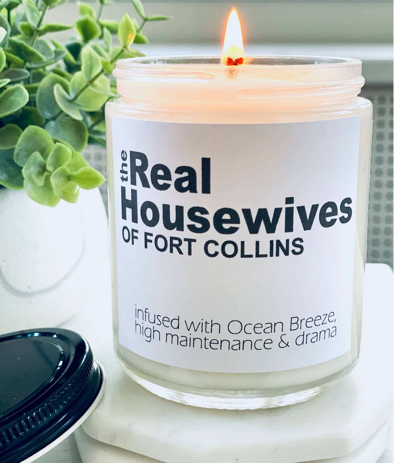The Real Housewives of Frisco candle: Infused with LAVENDER high maintenance & drama
