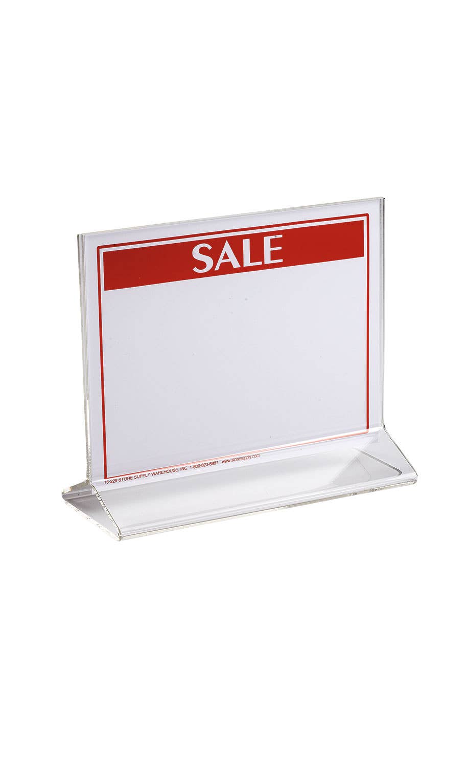 7 inch X 5½ Inch Double-Sided Sign Holder - Acrylic