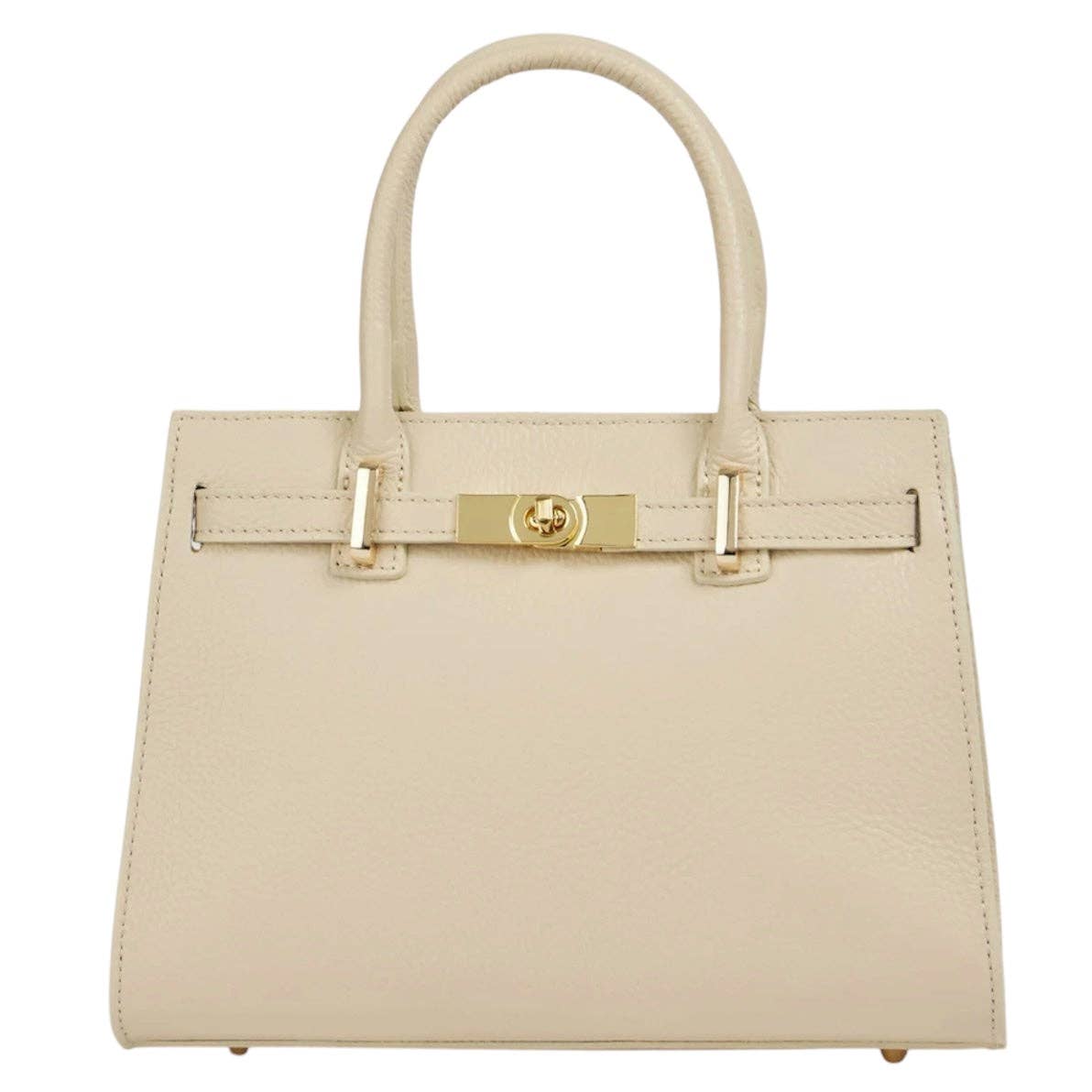 Modarno "Gina" handbag and shoulder bag in genuine leather 28x14x20cm: Leather