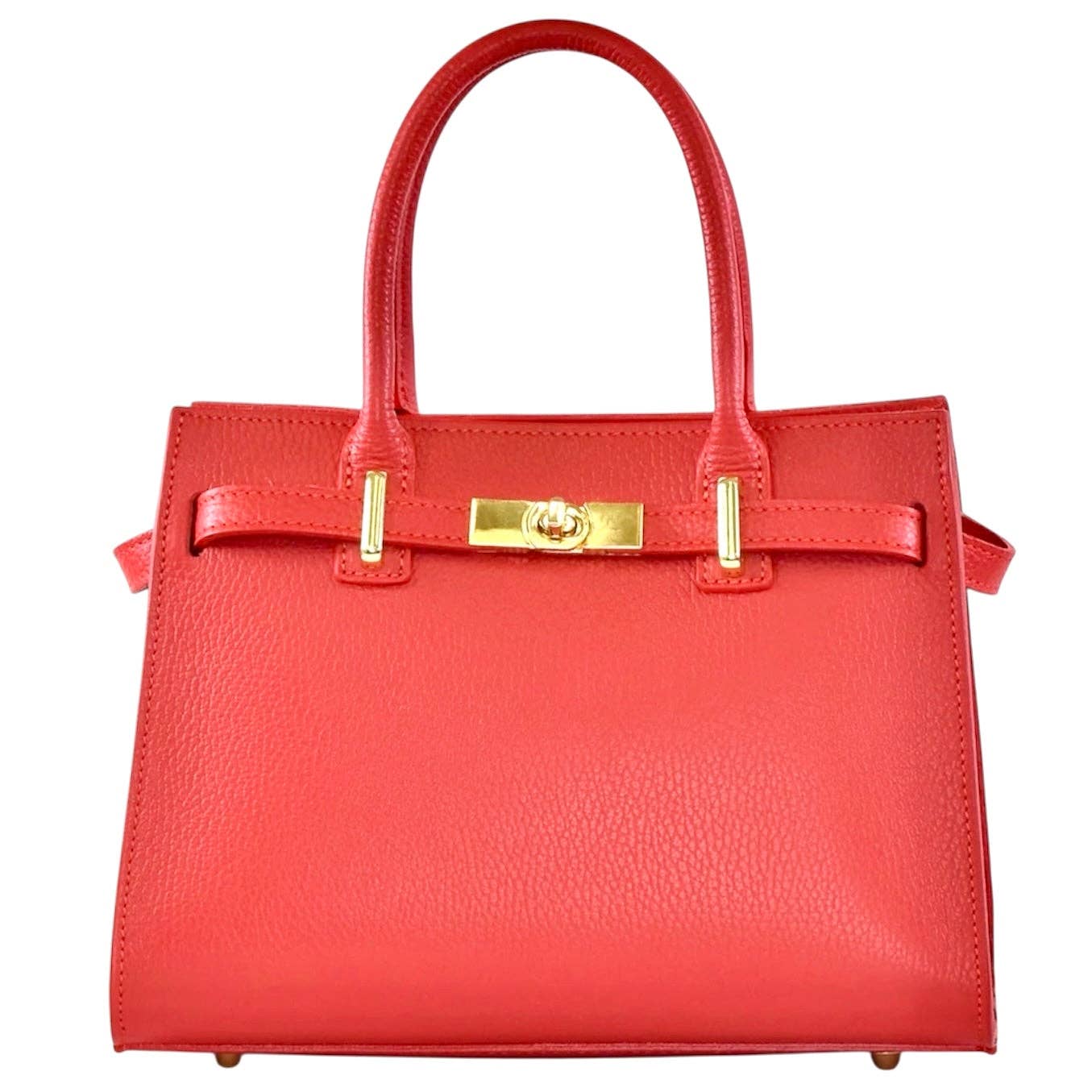 Modarno "Gina" handbag and shoulder bag in genuine leather 28x14x20cm: Leather