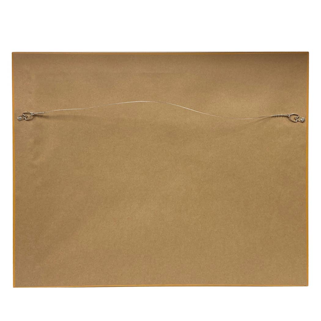 Leed's Grey Hunter Framed Oil Painting Print on Canvas: 8" x 10"