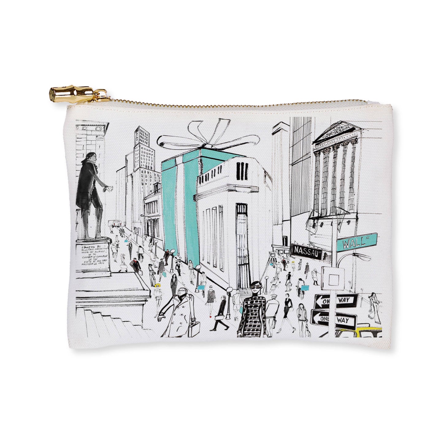 Flat Zip Cosmetic Bag - Tiffany's
