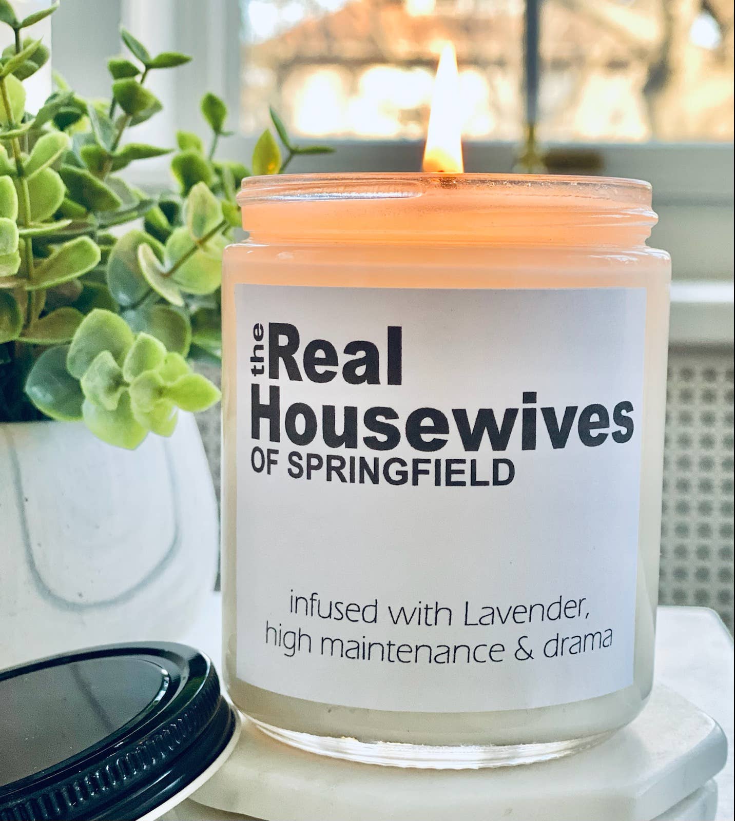 The Real Housewives of Frisco candle: Infused with LAVENDER high maintenance & drama