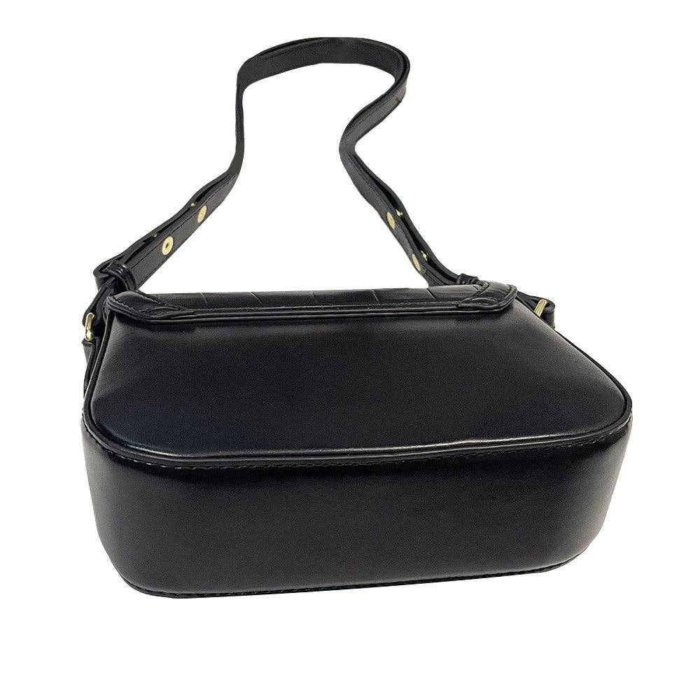 AWST Int'l Snaffle Bit Shoulder Bag: Black / STD