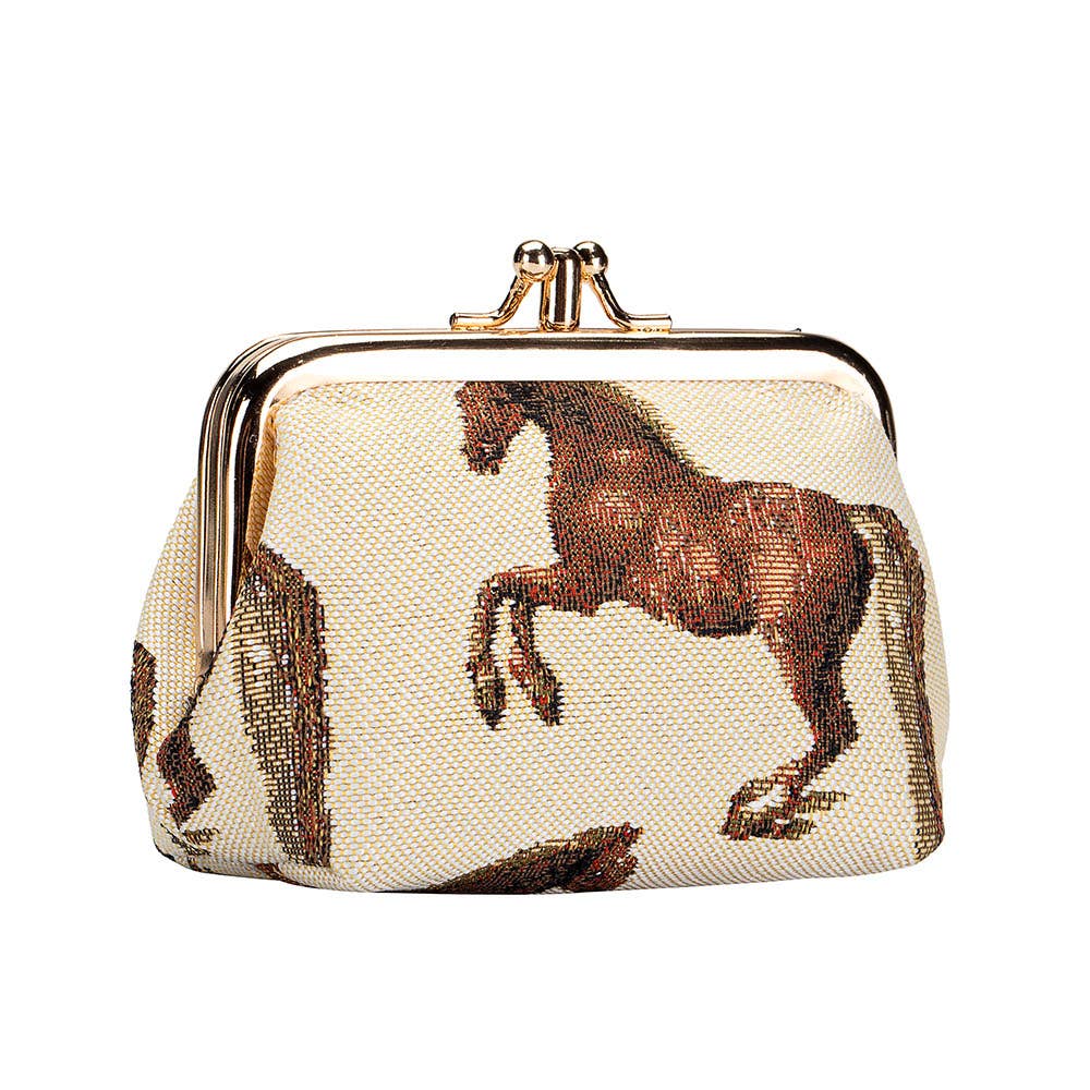 Whistlejacket Coin Clasp Frame Purse Wallet