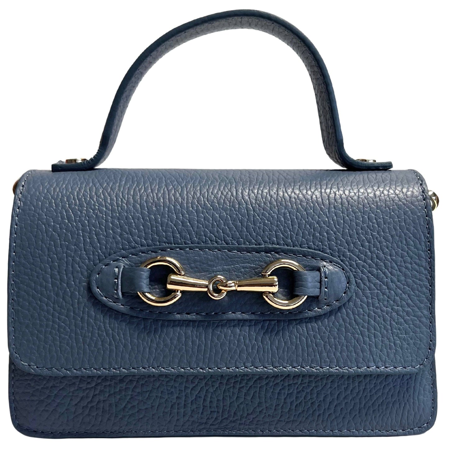 Modarno fantasy shoulder bag Hors metallic clamp: Dark Blue