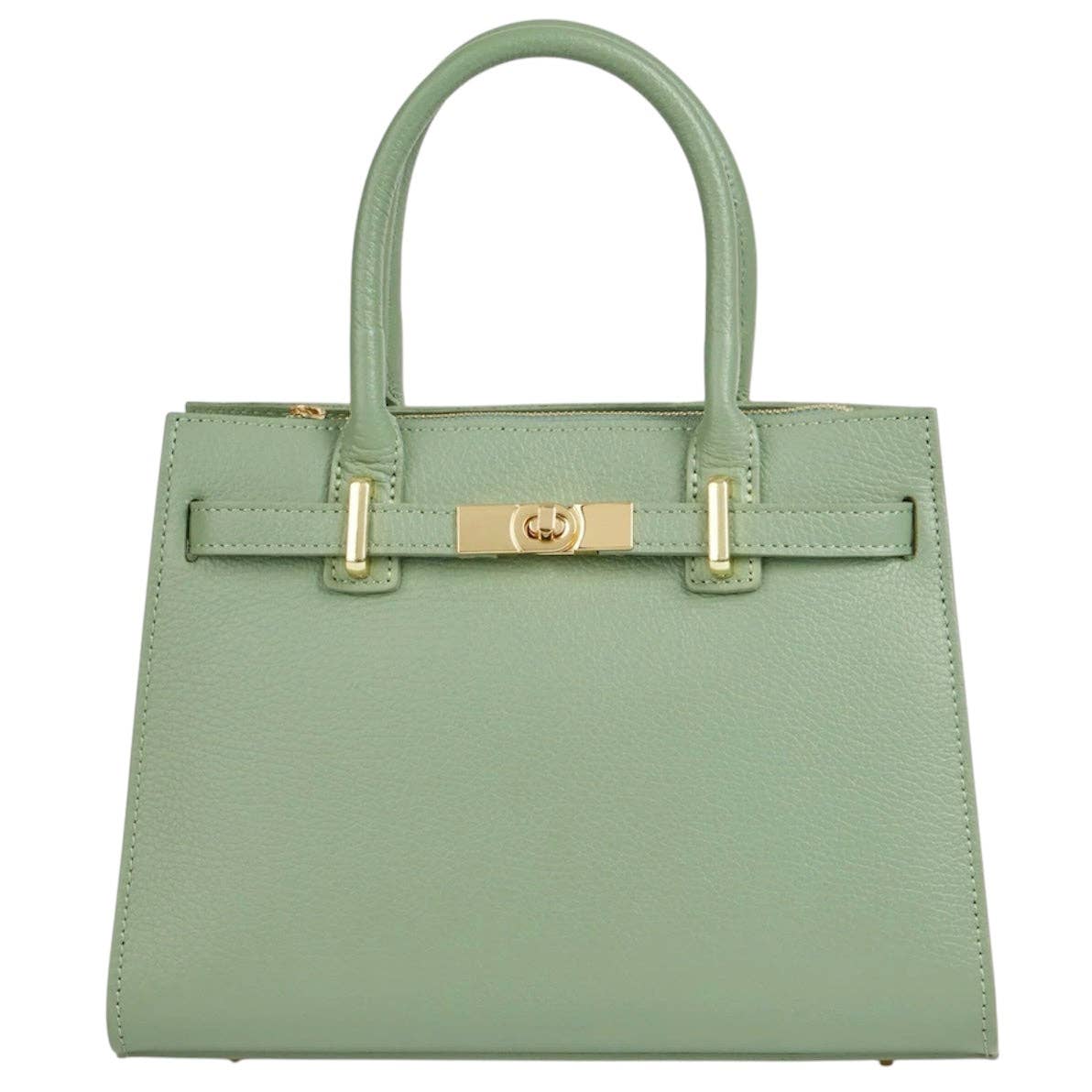 Modarno "Gina" handbag and shoulder bag in genuine leather 28x14x20cm: Leather