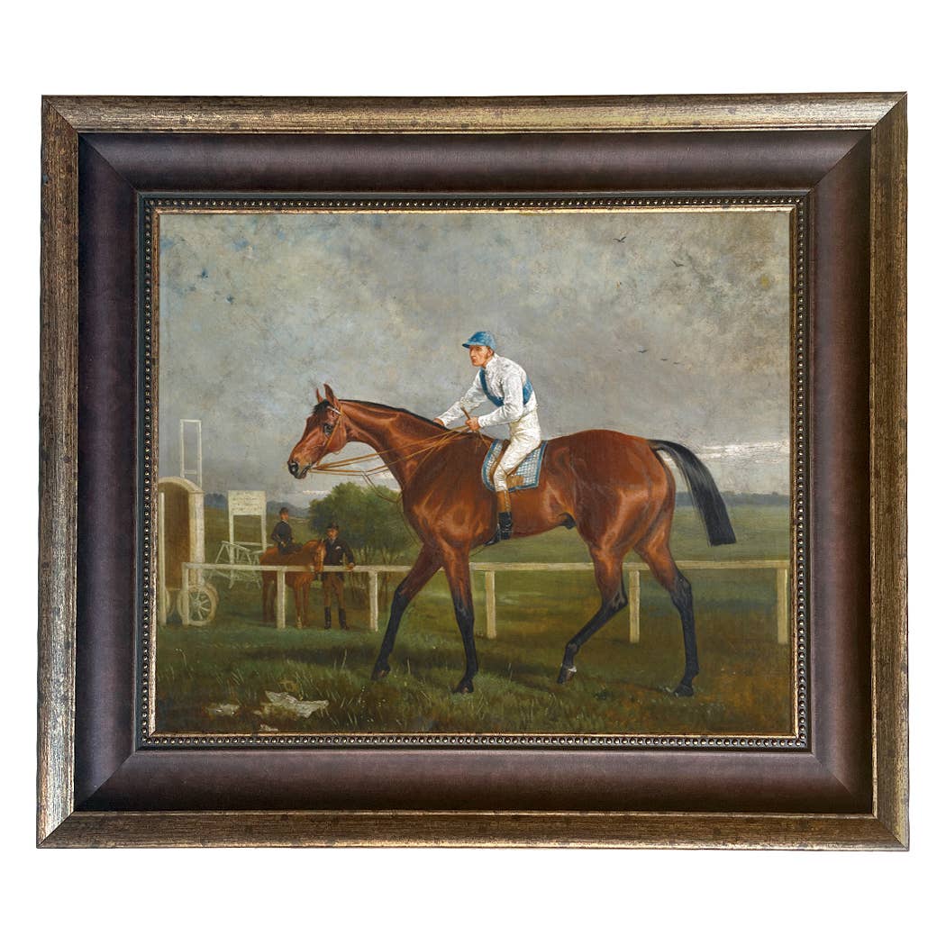 Robert the Devil by Alfred de Prades Framed Painting Print: Wide Distressed Black/Copper-Bead / 11″ x 14″