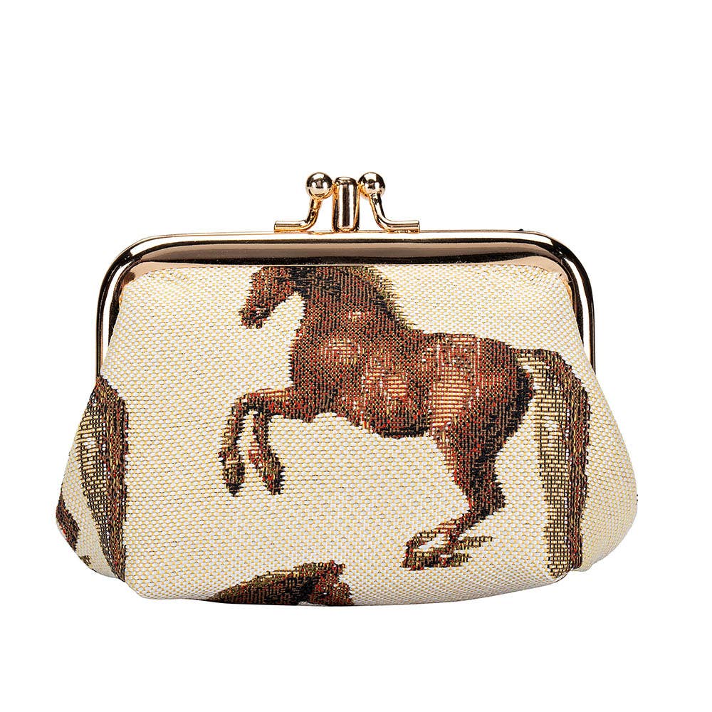 Whistlejacket Coin Clasp Frame Purse Wallet