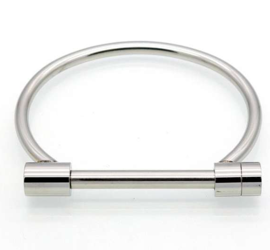 Horse Bit Cuff Bracelet- Bangle Cuff- Screw Lock- Waterproof: Original