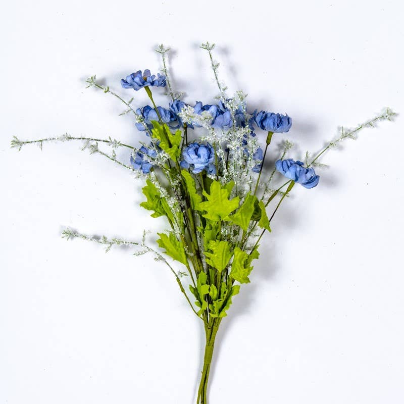 Wild Flower Bouquet 19in, Hw, Blue