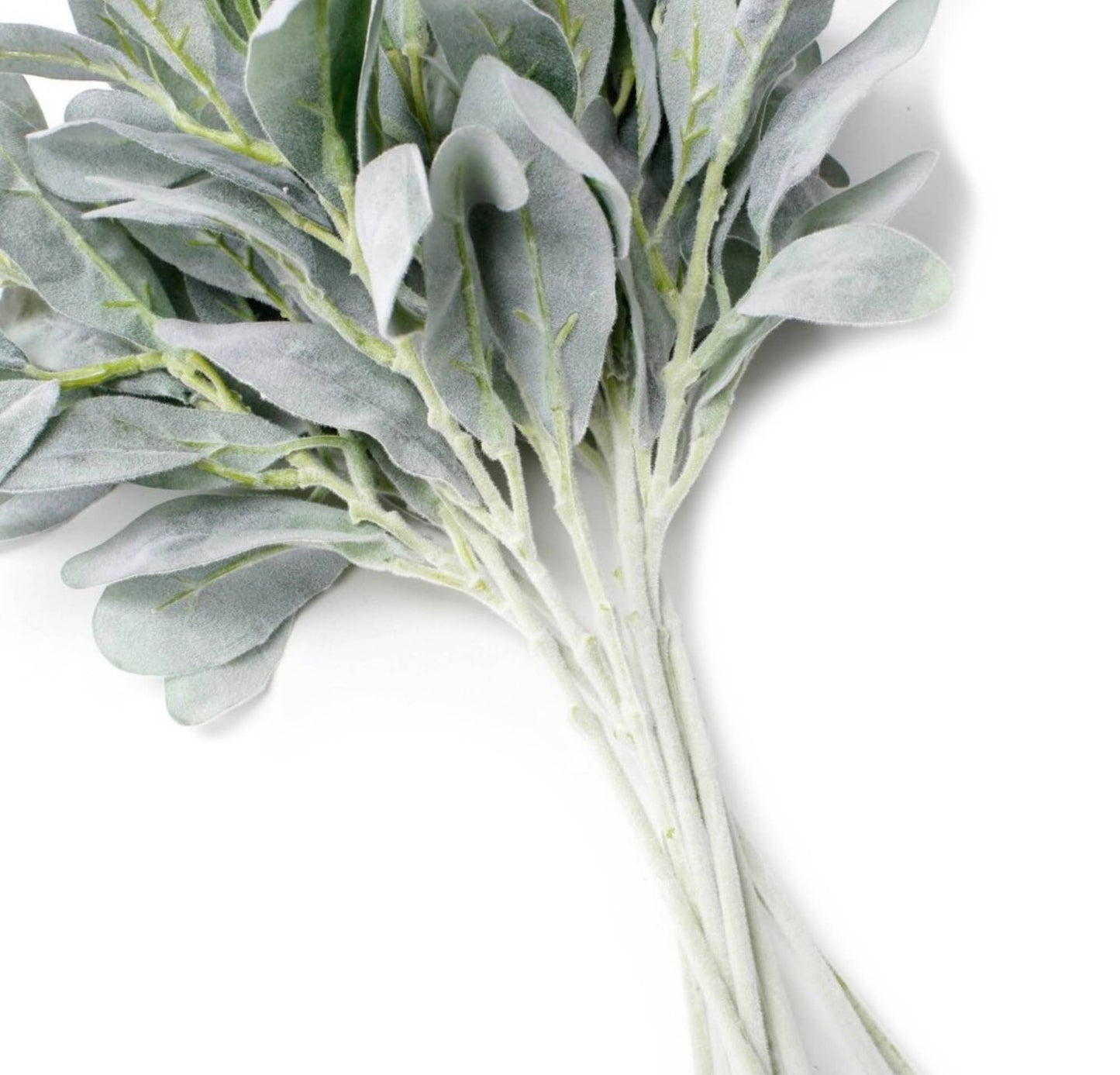14“ ”Realistic Flocked Artificial Lamb's Ear