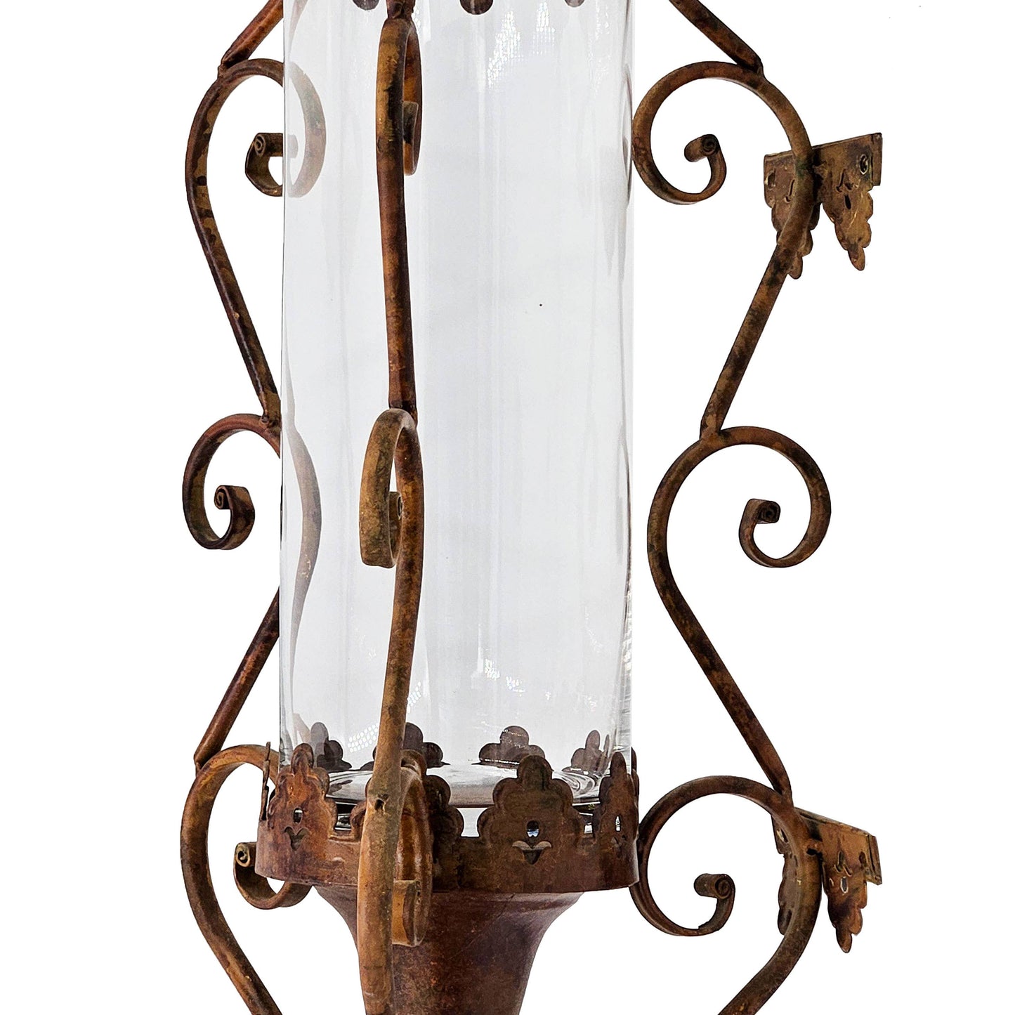 10x8.5x25" Candle Holder - Brown