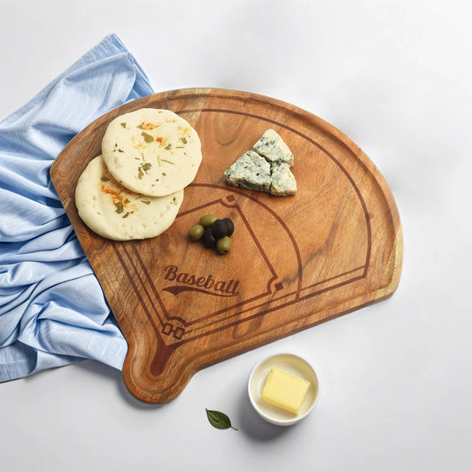 Wood Serving Board W/Spreader