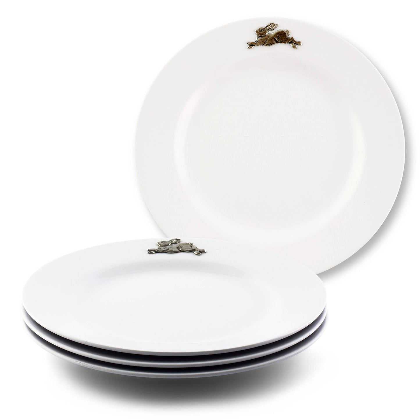 Bunny / Rabbit Melamine Lunch Plates - Set of 4