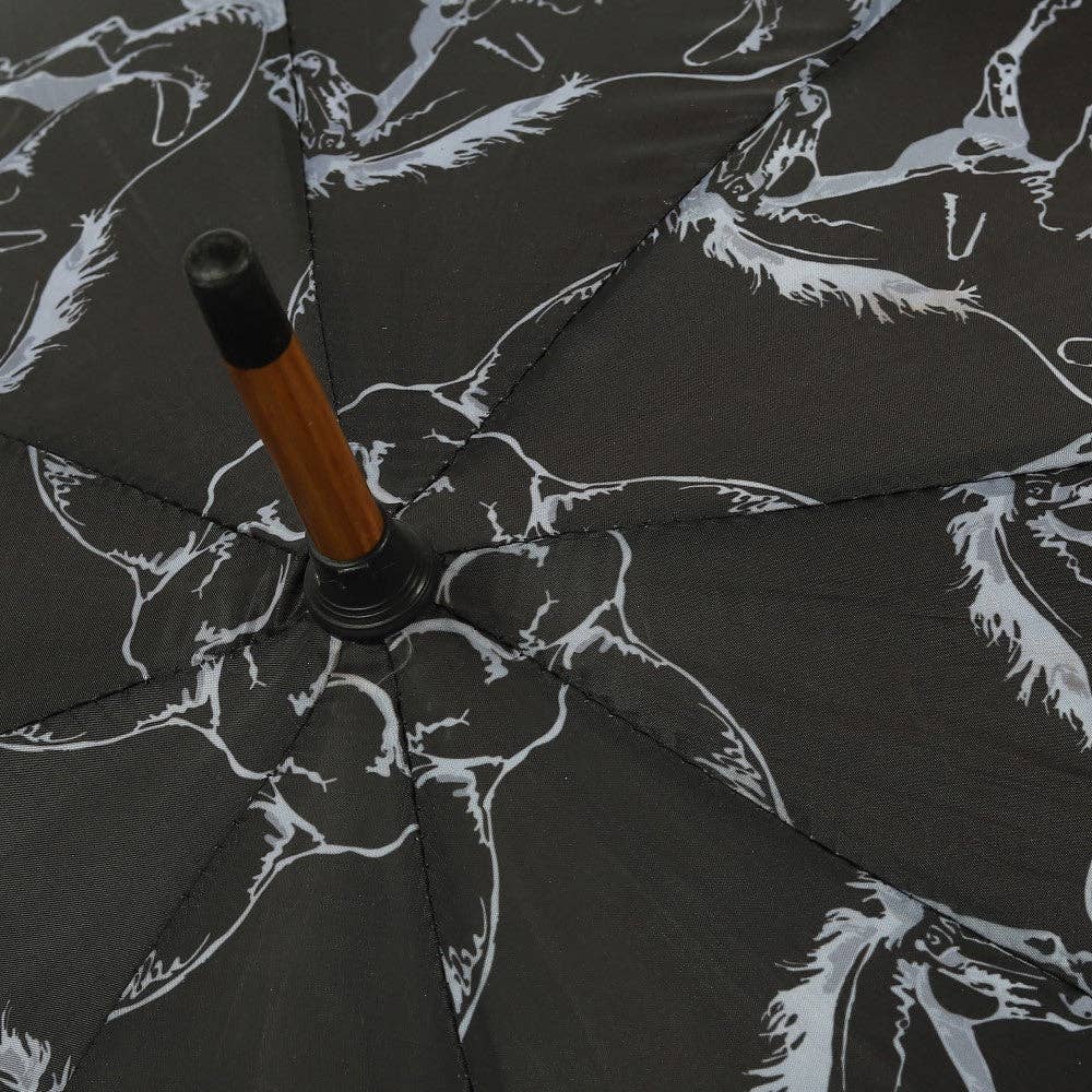 AWST Int'l Lila Umbrella: LINEAR HORSES